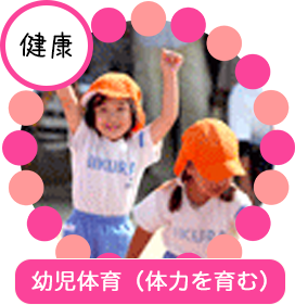「健康」幼児体育(体力を育む)